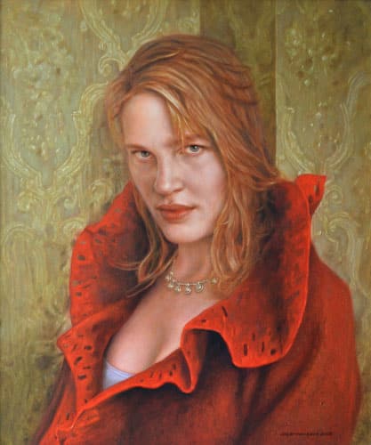 Saskia Olieverf op Paneel, werk van Arjan van Gent