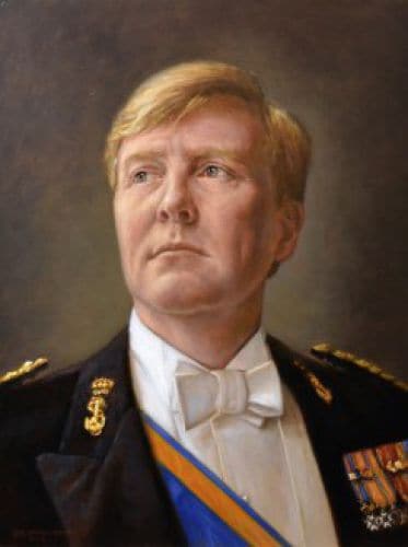 Koning Willem Alexander, werk van Arjan van Gent