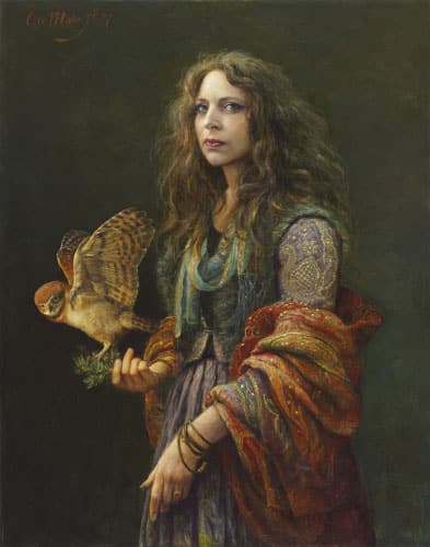 Bianca met Uiltje, werk van Cornelis le Mair