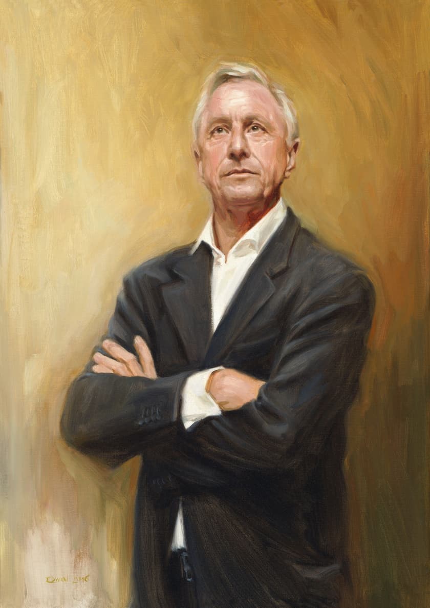 Cruijff, werk van Edwin van den Dikkenberg