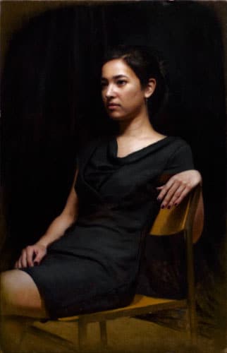 Irene Portrait, werk van Jos van Riswick