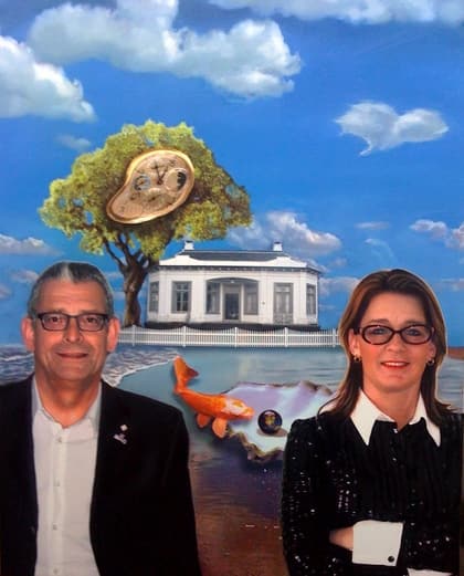 Karin en Harry, werk van Kaat Waterschoot