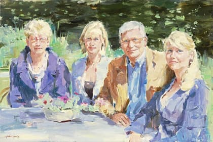 Smitp Familie, werk van Peter Smit