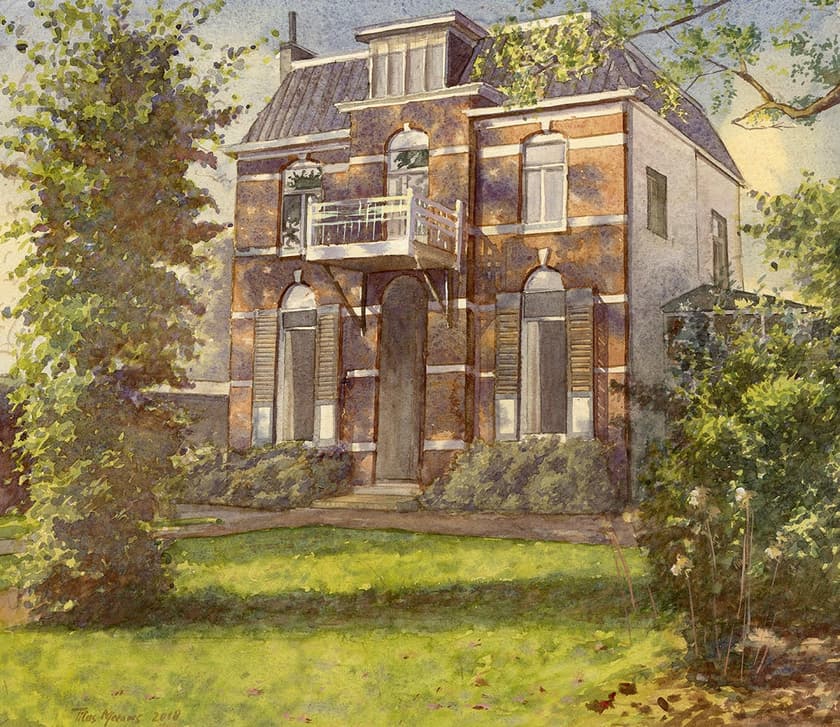 Villa Velp Velp, werk van Titus Meeuws