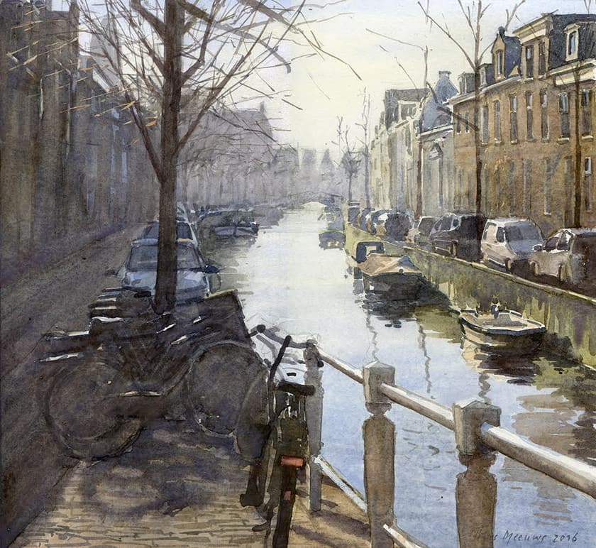 Bakenessergracht Haarlem, werk van Titus Meeuws
